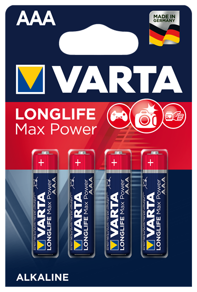 Батарейки Varta Max T. AAA Bli Alkaline, 2 шт. (4703101412) - фото №1