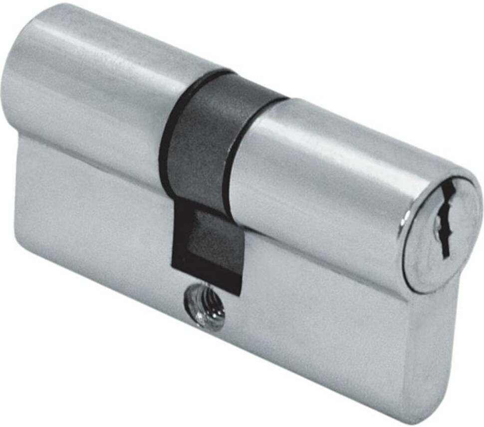 Шлосс 03007 Цилиндр для замка ключ/ключ (30+30) S 60 хром (10/100)