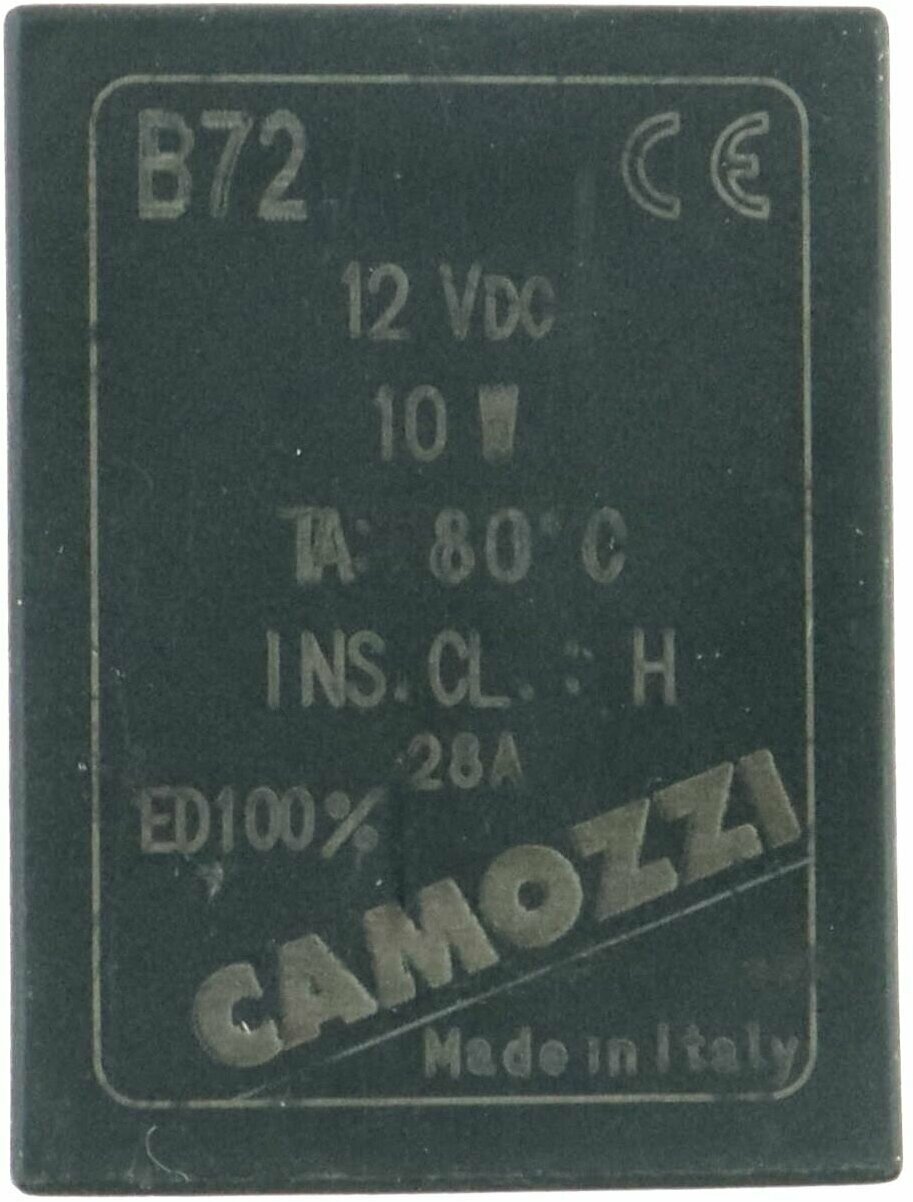 Соленоид электромагнитный универсальный, Катушка соленоида DC 12В, 10W, B72, Camozzi