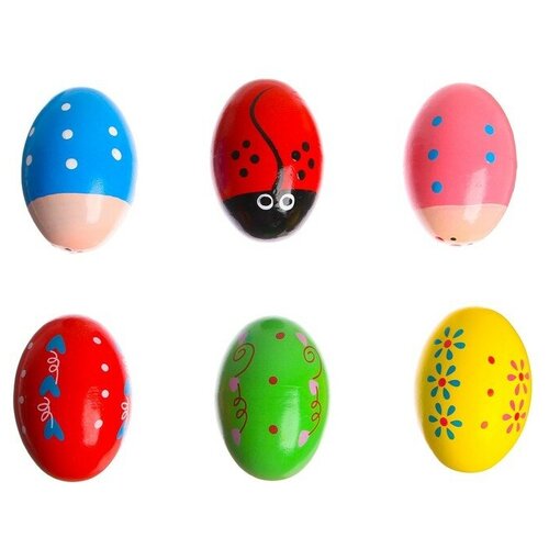 Маракас Яйцо 45457 см микс 286₽