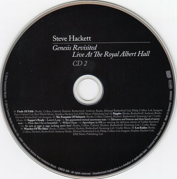 Steve Hackett Steve Hackett - Genesis Revisited: Live At The Royal Albert Hall (3 Lp + 2 Cd, 180 Gr) Sony Music - фото №6