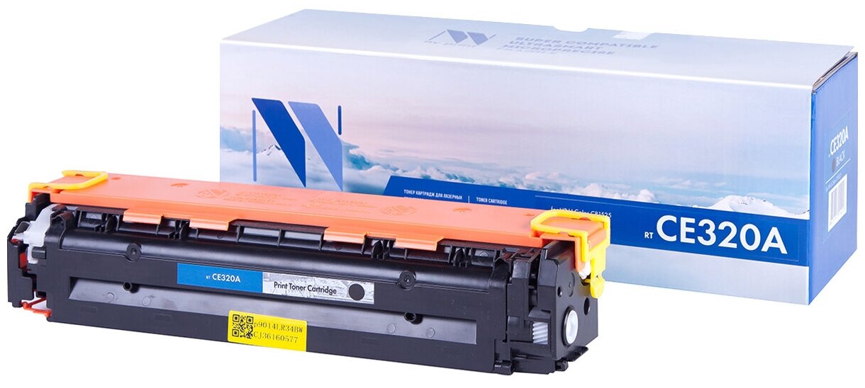 Лазерный картридж NV Print NV-CE320ABk для HP LaserJet Color Pro CP1525n, CP1525nw, CM1415fn, CM1415fnw (совместимый, чёрный, 2000 стр.)