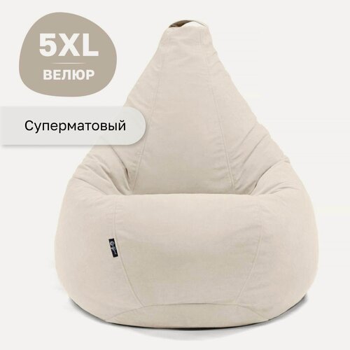 Изображение товара Кресло мешок груша GoodPoof Велюр Париж XXXXXL Безе