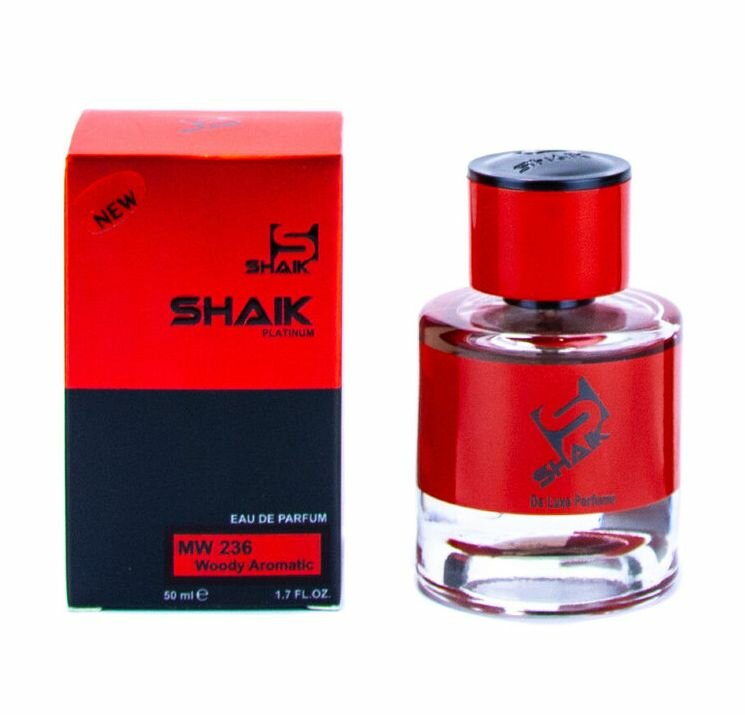 Парфюмерная вода унисекс SHAIK PLATINUM № 236 BLACK AFGANI туалетная вода, блек афгано 50 мл