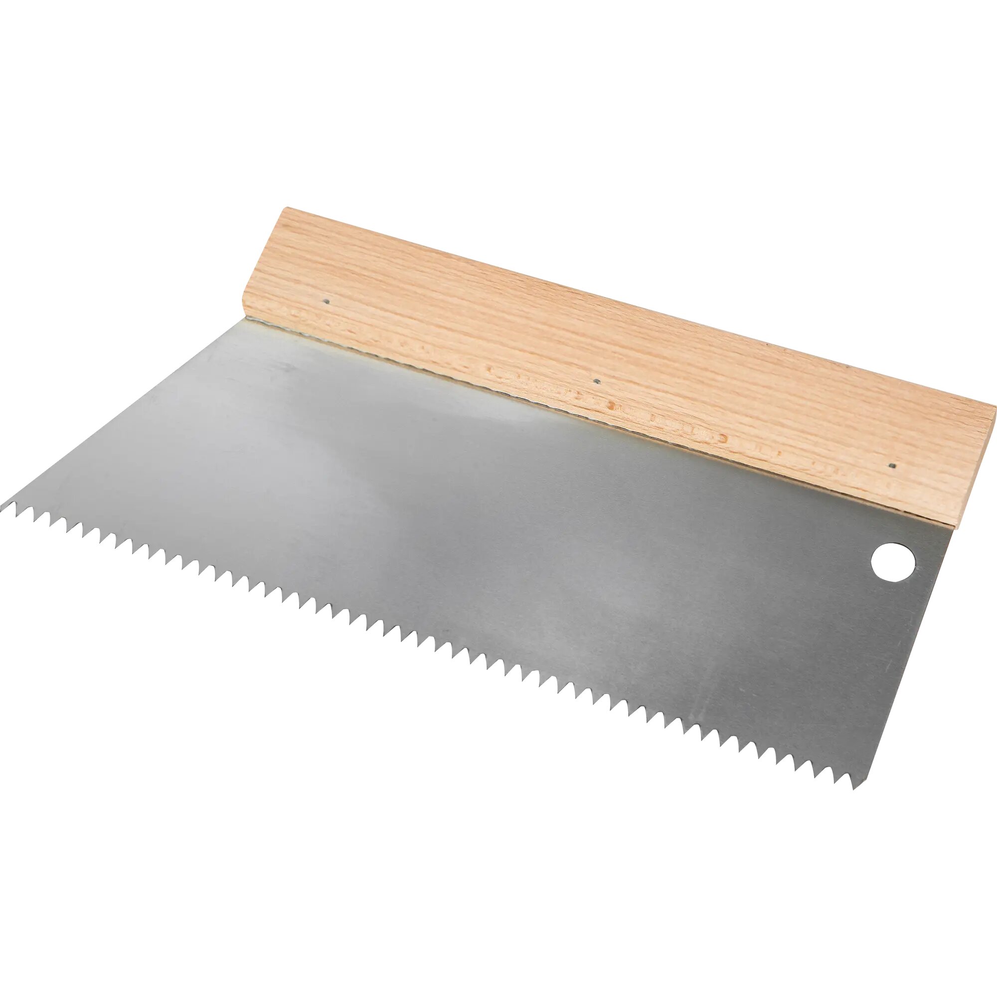 Шпатель зубчатый для клея Dominus 250 мм S2 нержавеющая сталь