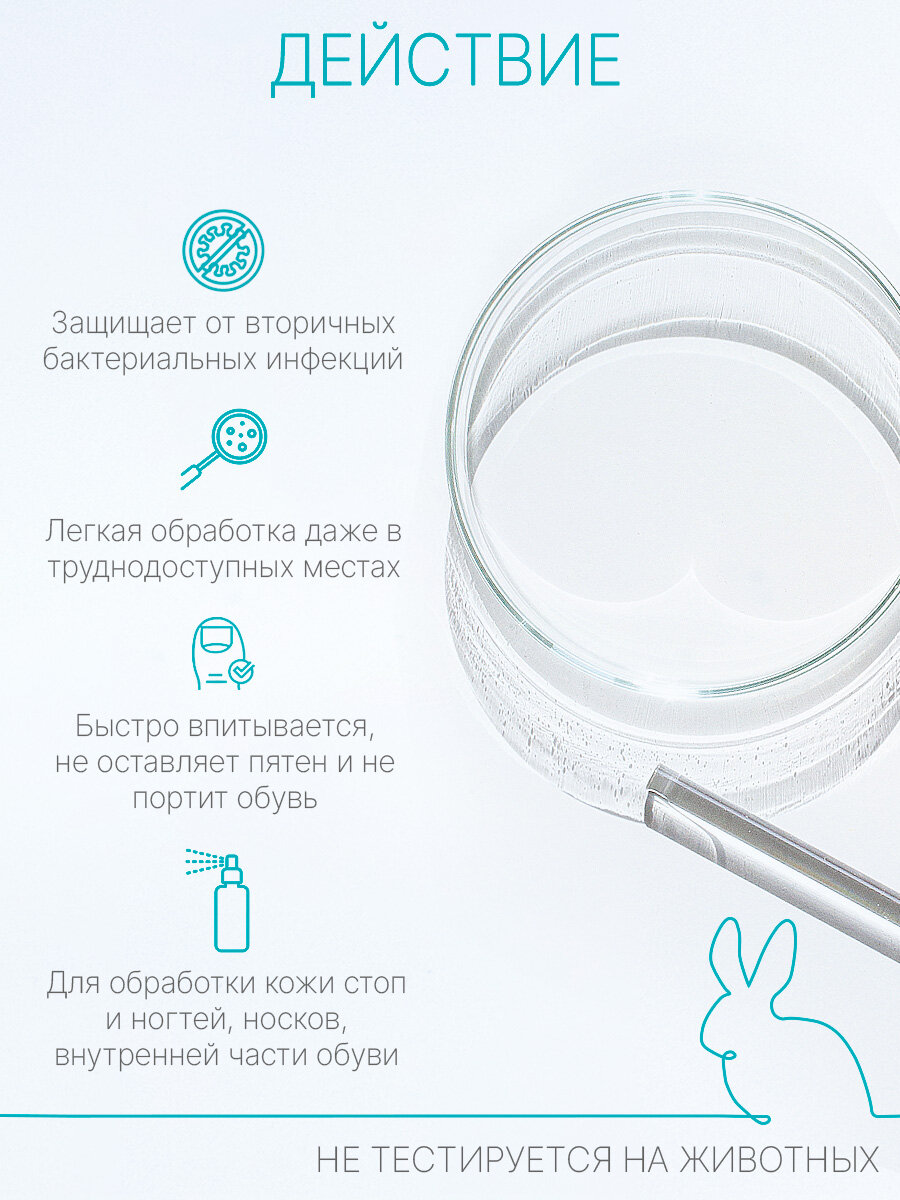 Лекарства От Грибка Кожи Лосьон-спрей для комплексной обработки ногтей и кожи стоп, 150 мл DOMIX
