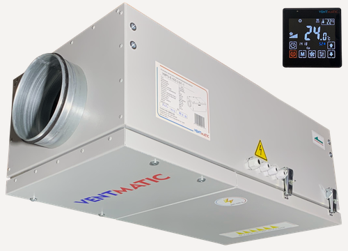 Изображение товара Установка приточная VMPU-E-500-3.6/1-1 500м3/ч 3,6 кВт 1 фаза 230В