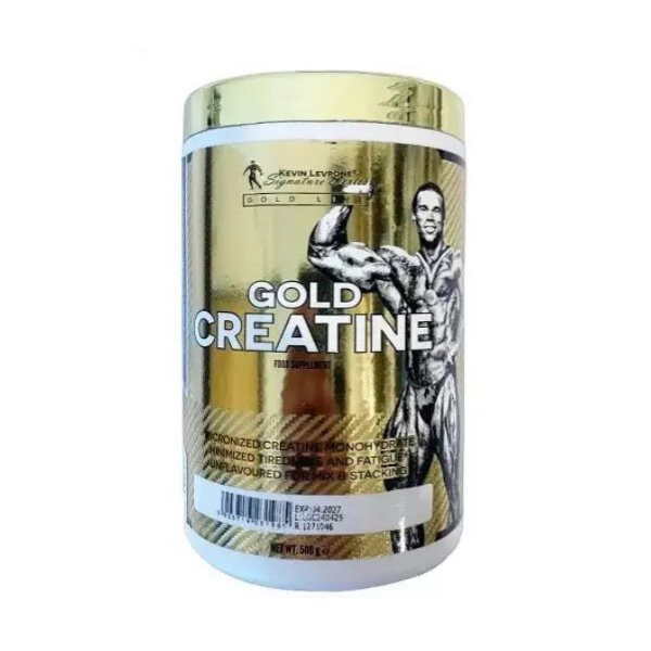 Gold Creatine от Кевина Леврона 100 порций каждая порция 5 грамм креатина моногидрата.