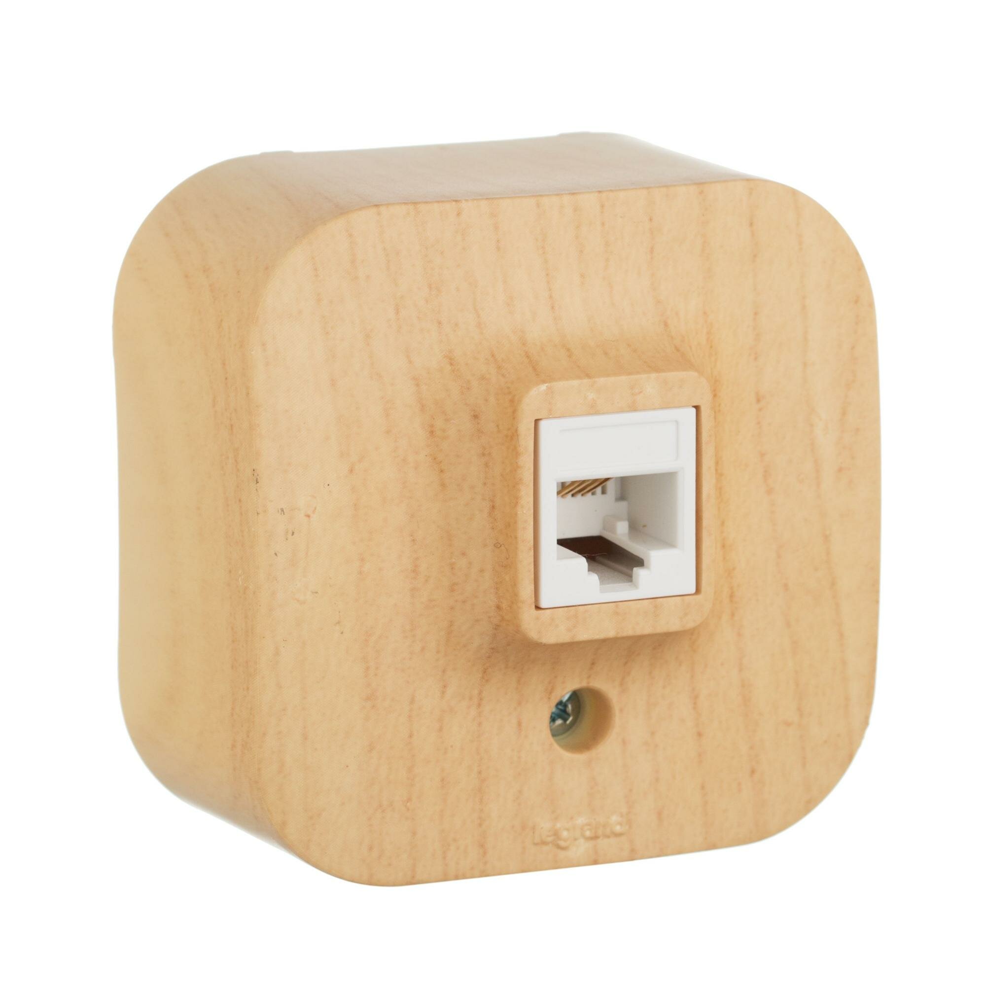 Legrand Quteo Сосна Розетка RJ11 782274