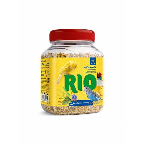 Лакомство RIO семена луговых трав для птиц, 240 г