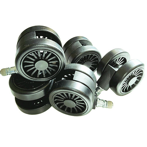 Ролики для геймерского кресла Chairman, полиамид, 5 шт, черные