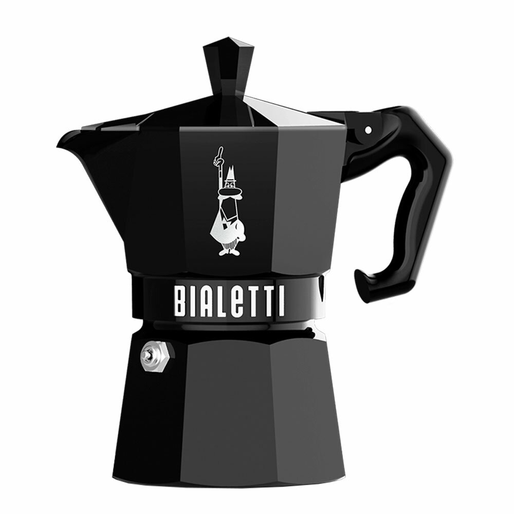 Гейзерная кофеварка Bialetti Moka Express Exclusive Black 9065 3 чашки