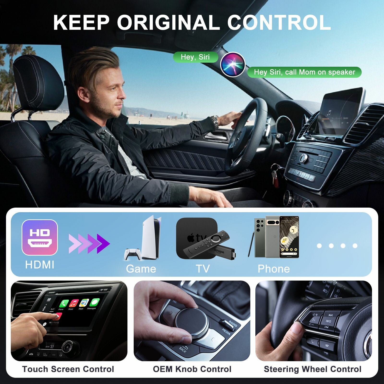 Carplay беспроводной адаптер Carlinkit TBox — фото 1