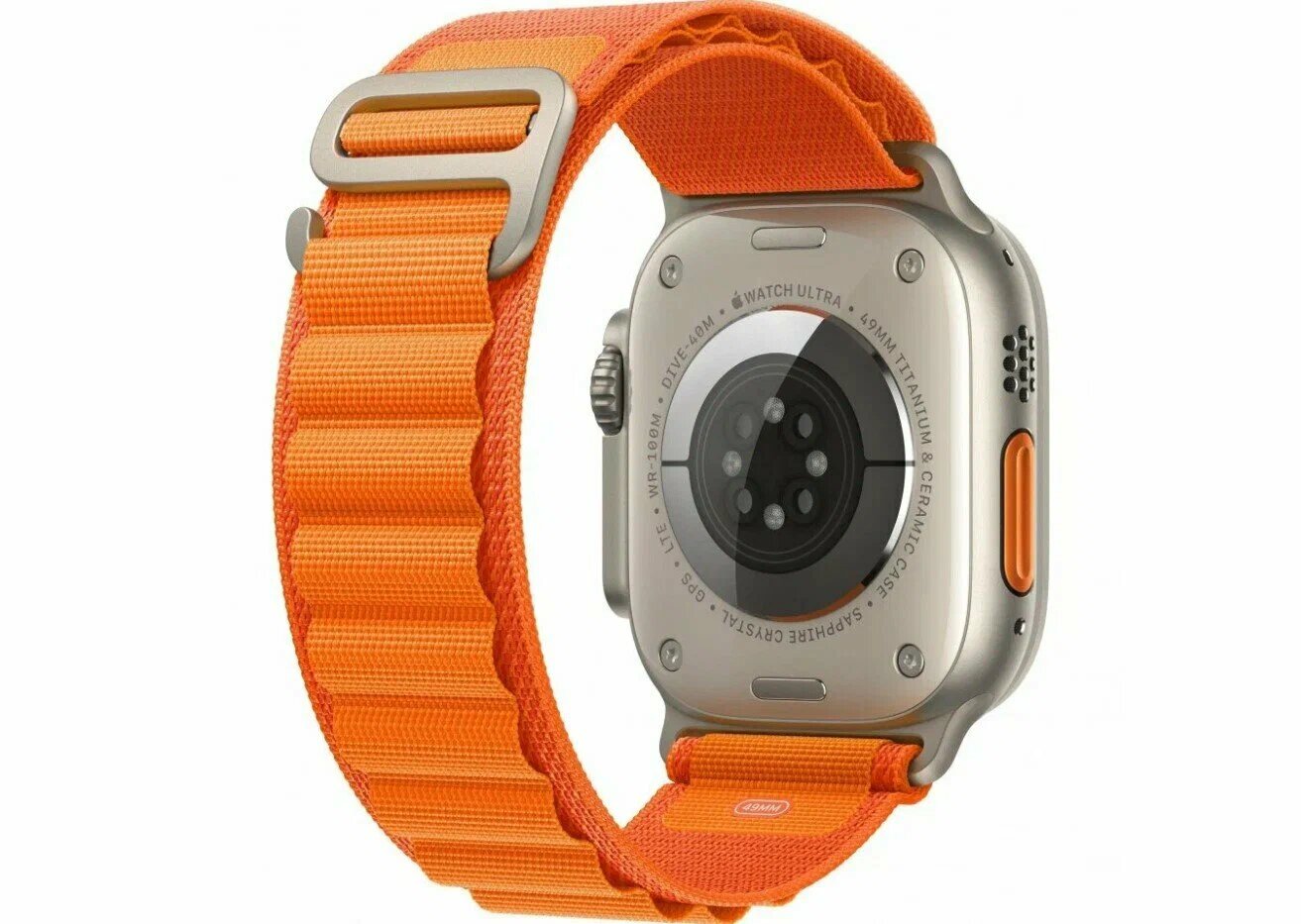 Часы Apple watch Ultra Orange Alpine Loop (M) — фото 1