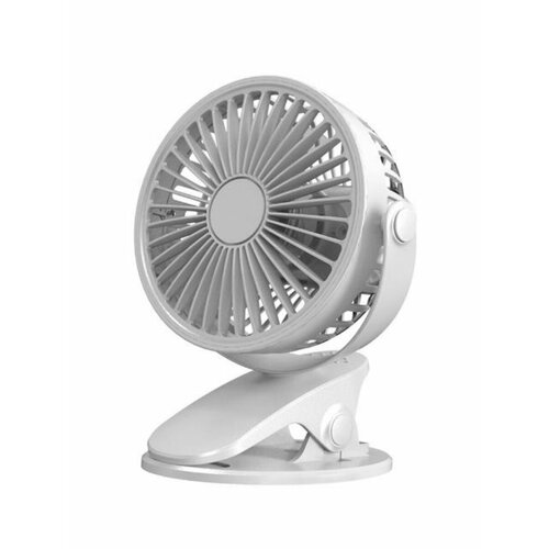 Вентилятор портативный на прищепке 3 скор USB 5Вт батар 2000мАч белый MW PF-4223 91200₽