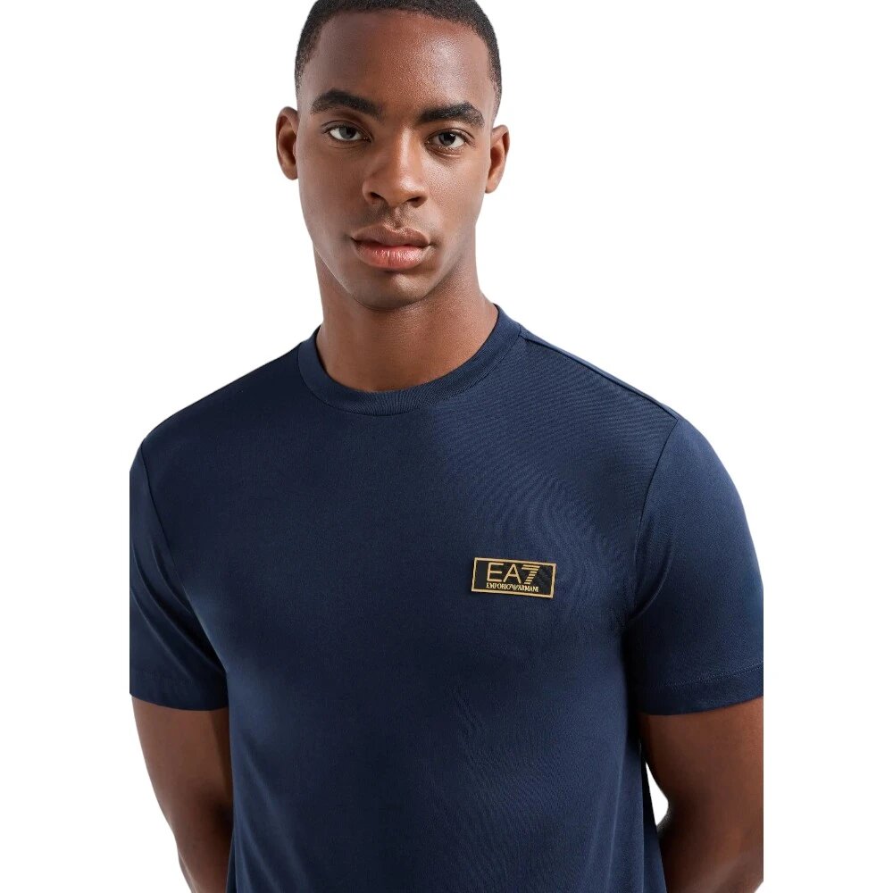 Футболка EA7 EMPORIO ARMANI, размер L, синий — фото 1