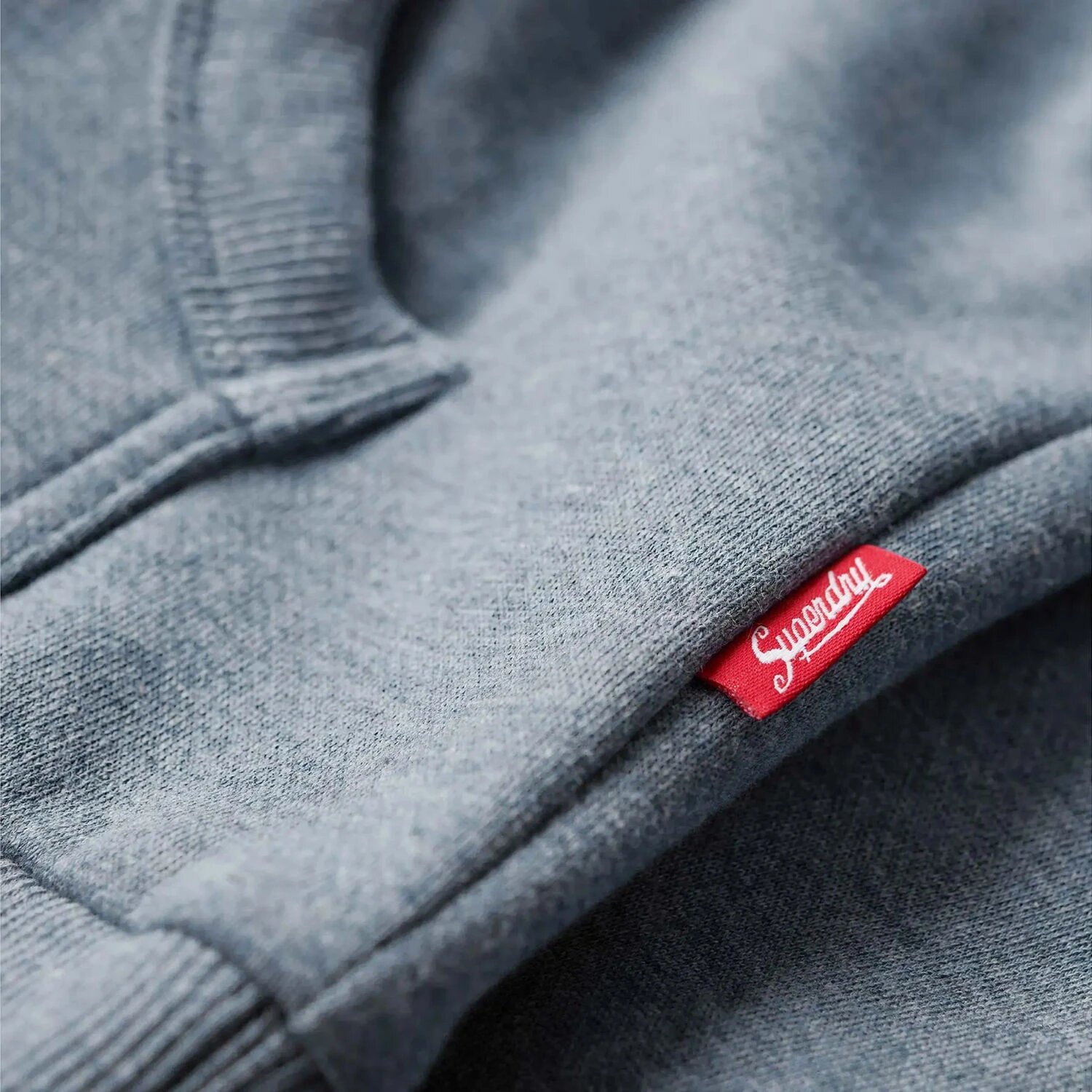 Худи Superdry, размер M, , голубой — фото 1