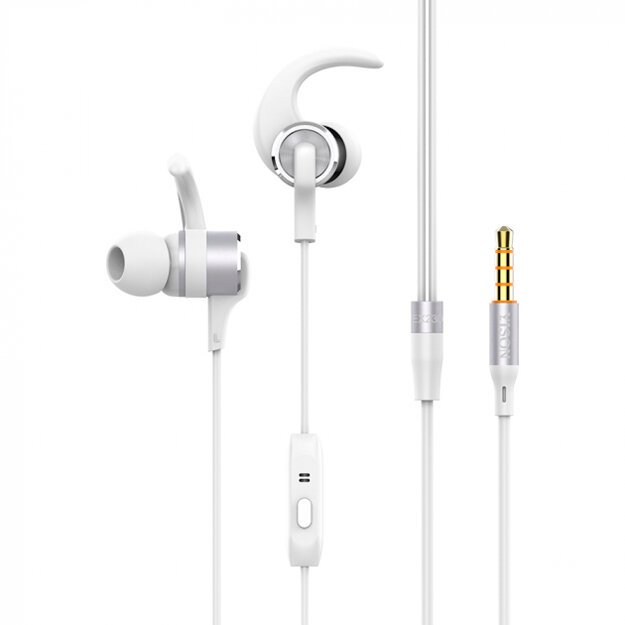 Наушники Yison EX230, проводные, внутриканальные, с микрофоном, белые