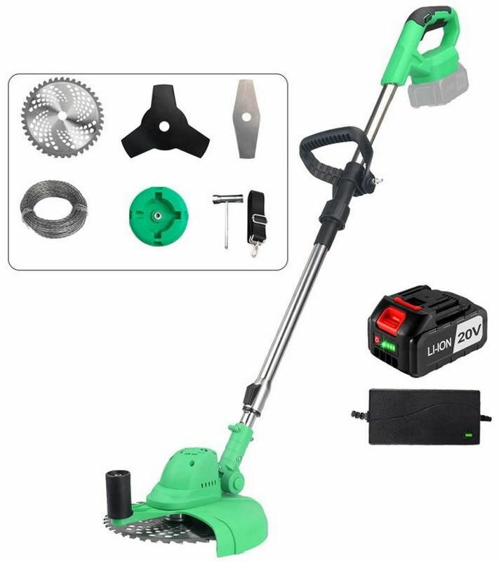 ZITREK Садовый триммер аккумуляторный GreenCut 20 (082-2008), 23 см, 10000 об/мин