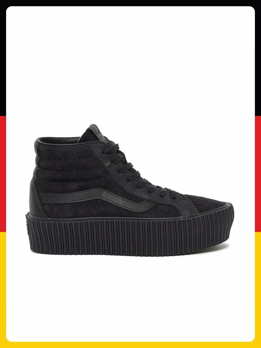 Кеды VANS повседневные, размер 37 EU/7 UK, черный