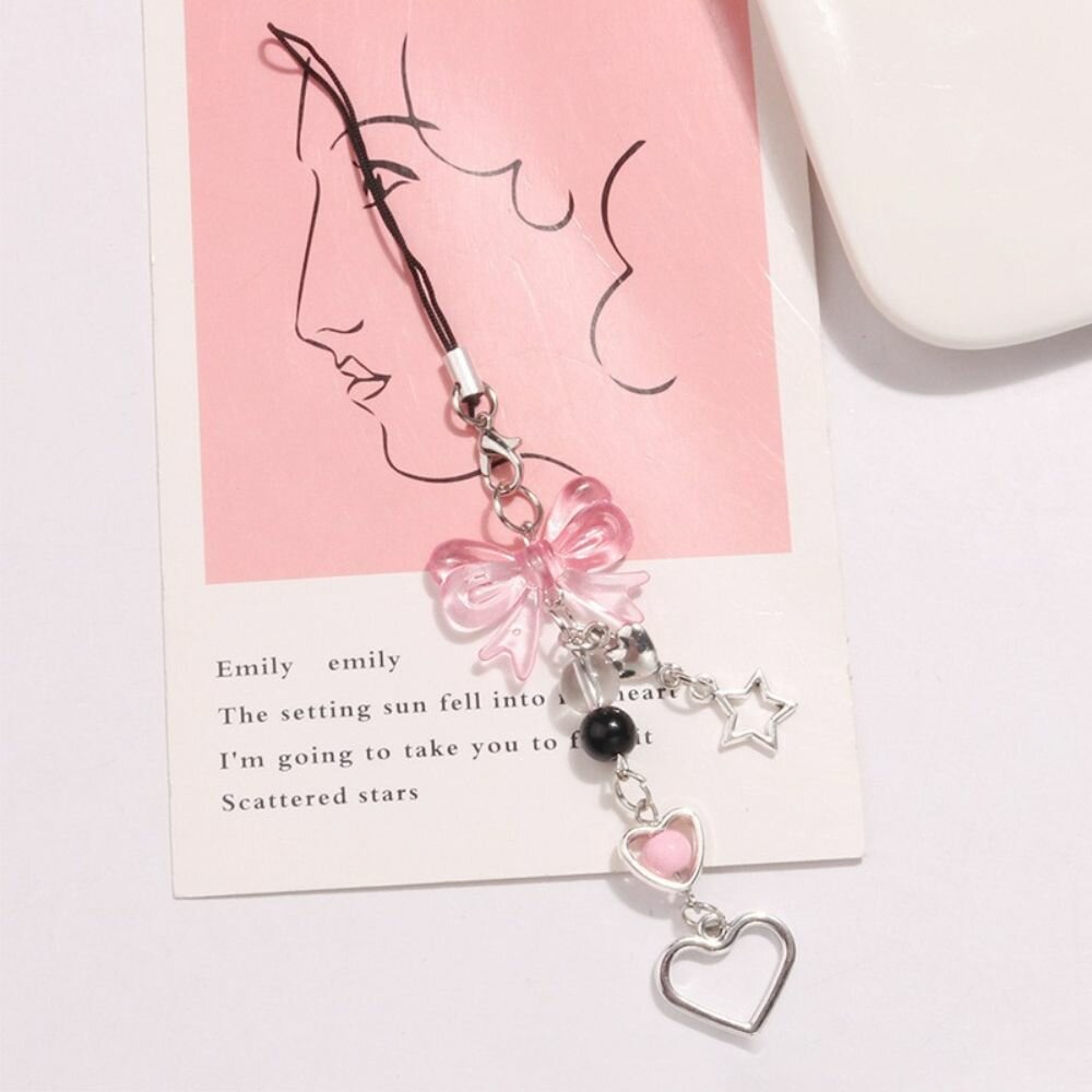 Простая подвеска для мобильного телефона Black star