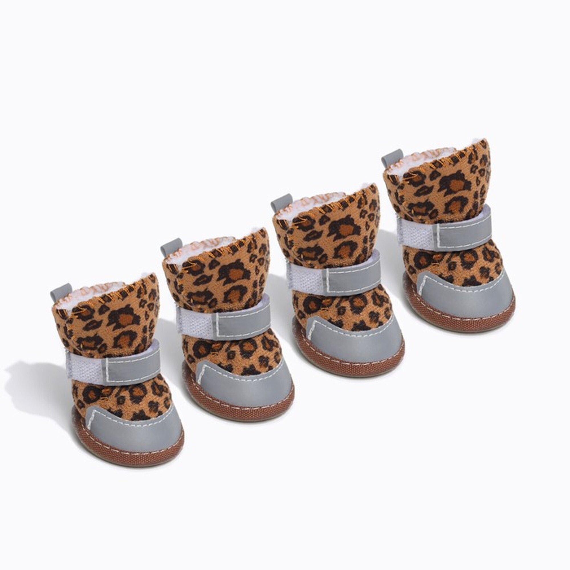 Ботинки "Модник" набор 4 шт 1 размер (4 х 3 см) коричневые