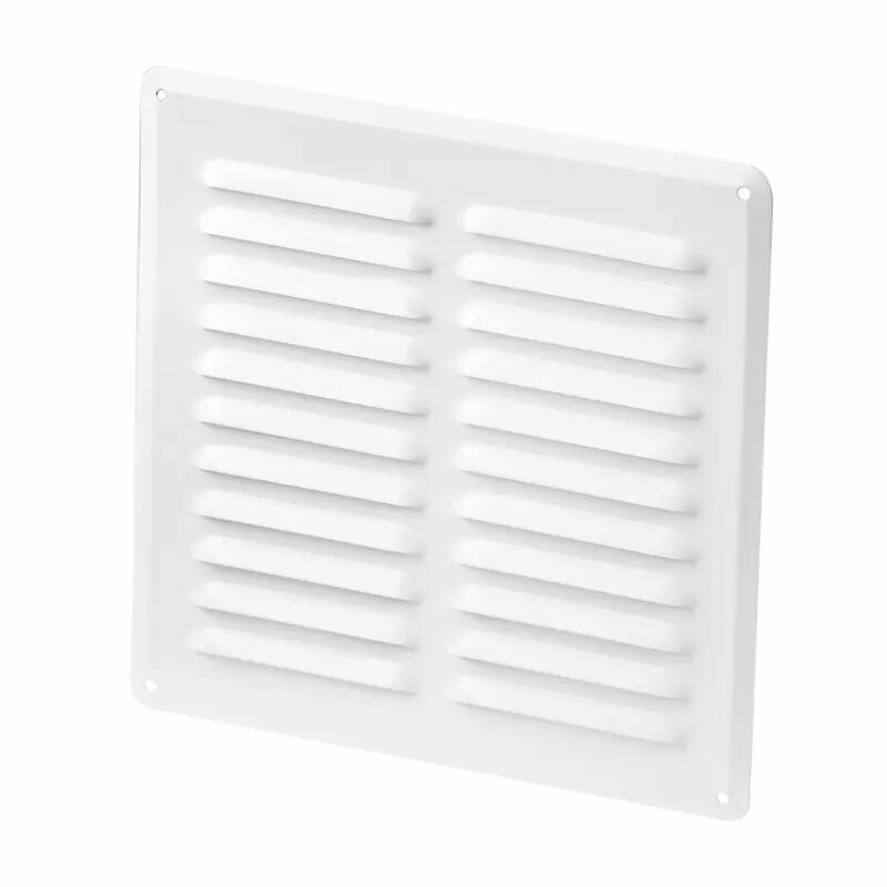 Решетка вентиляционная Ore GM2525W 250x250 мм металл цвет белый