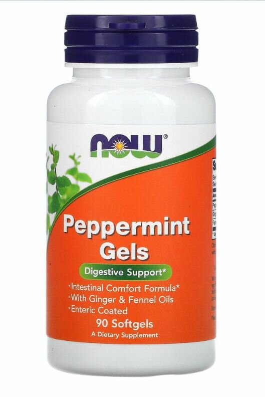 Биологически активная добавка к пище Масло мяты перечной Peppermint капсулы массой 4955 мг