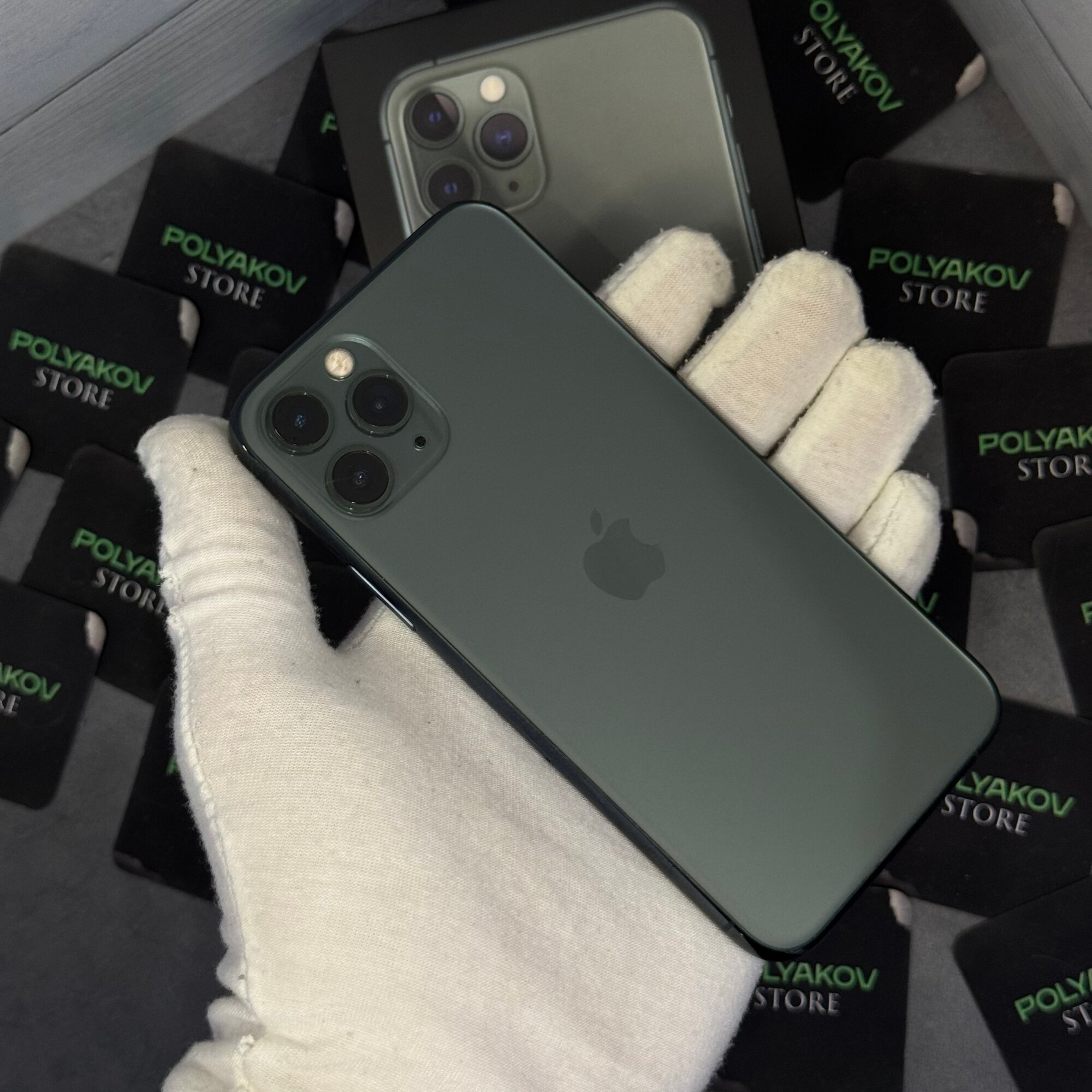 Смартфон Apple iPhone 11 Pro 64 ГБ RU, nano SIM+eSIM, темно-зеленый