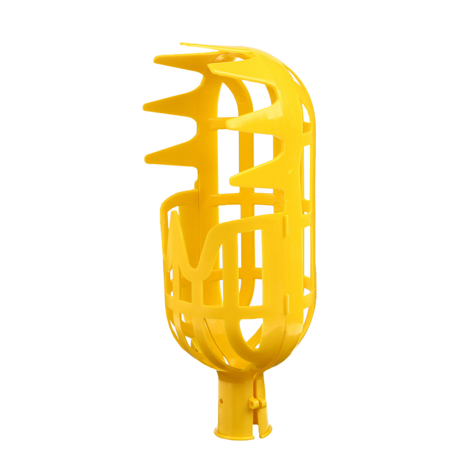 Плодосъемник «Тюльпан» d=11 см насадка под черенок диаметром 24 мм цвет жёлтый