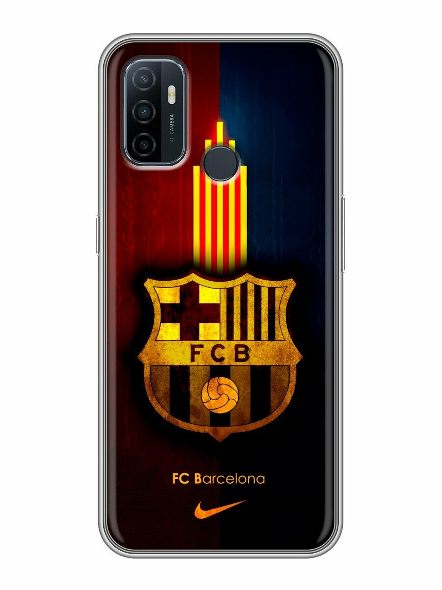 Чехол для OPPO A53 с принтом Барселона Barcelona (Оппо А53)