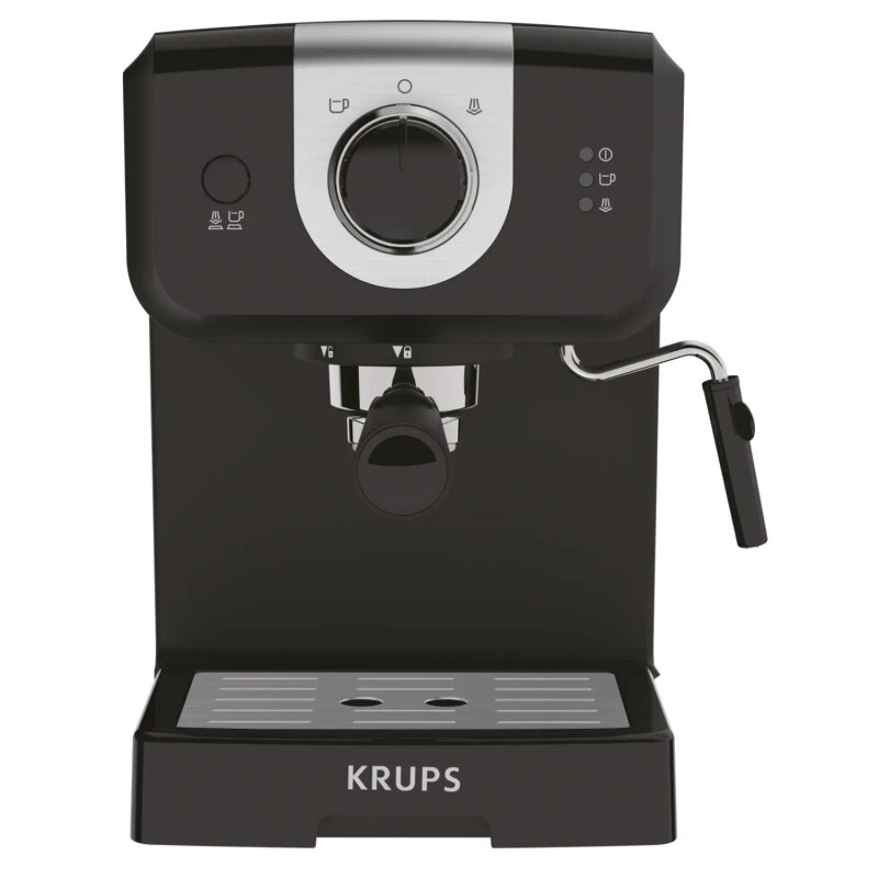 Кофеварка Krups OPIO XP320830 - 1140 Вт, 1,5 л, Давление - 15 бар — фото 1