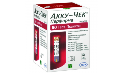 Изображение Тест-полоски Акку-Чек Перформа (Accu-Check Perfoma) №50 срок 09.2025 г.