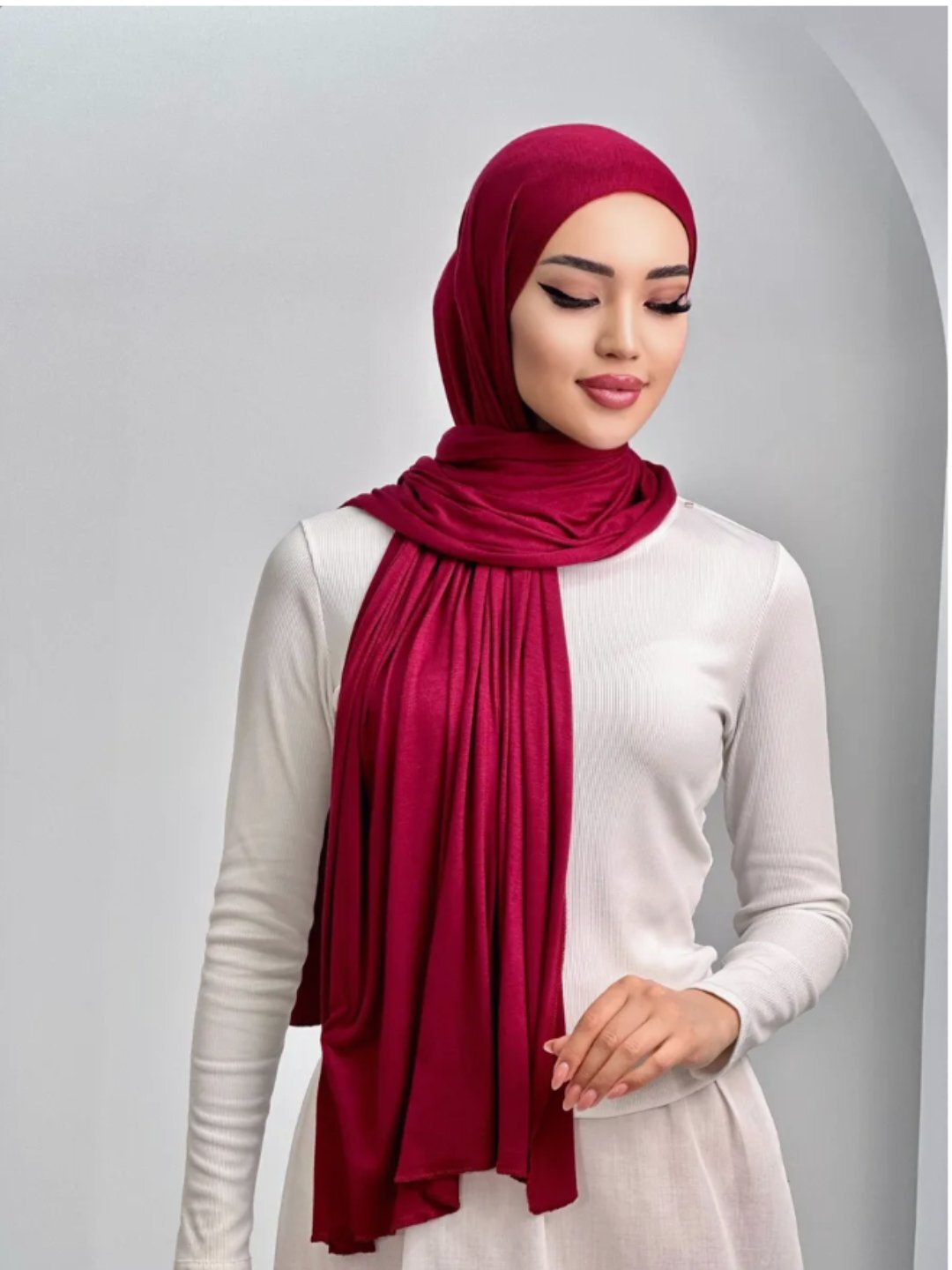 Шарф  Tayyor Sharf Line для девочек,170х70 см, 164х51 см, коричневый/кофейный