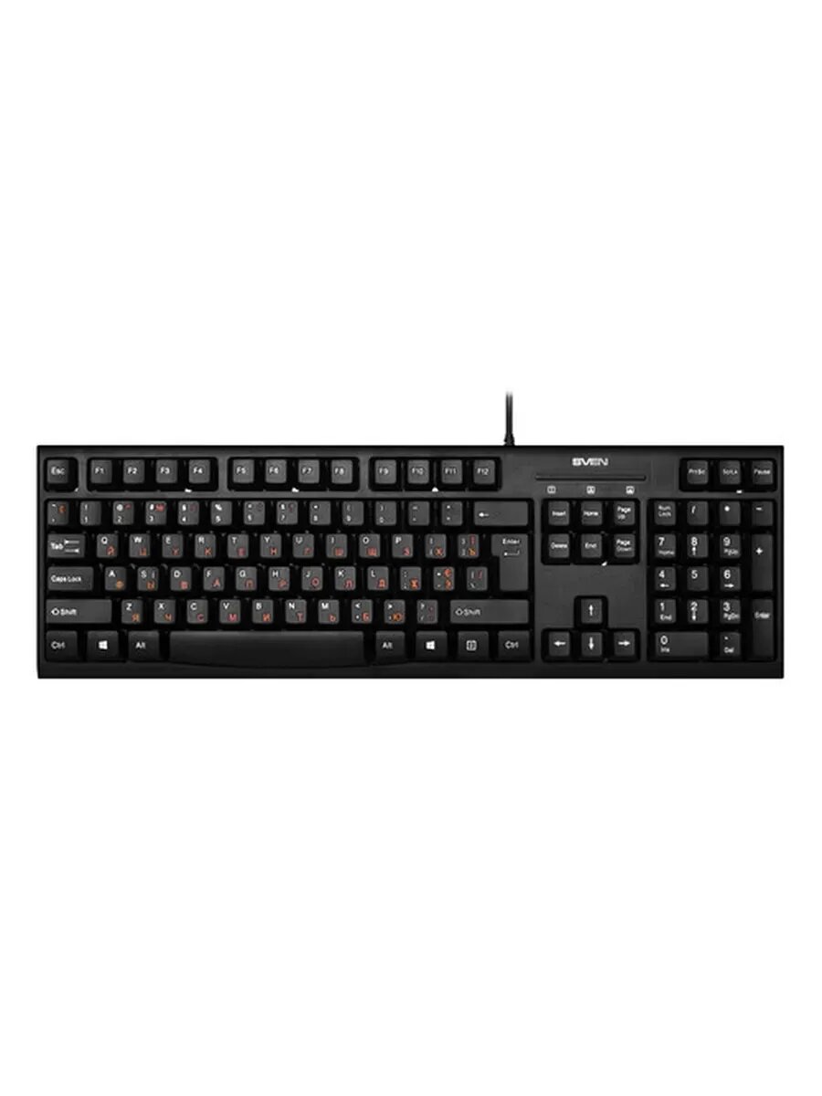 Клавиатура для ПК проводная SVEN KB-S300 104 клавиши