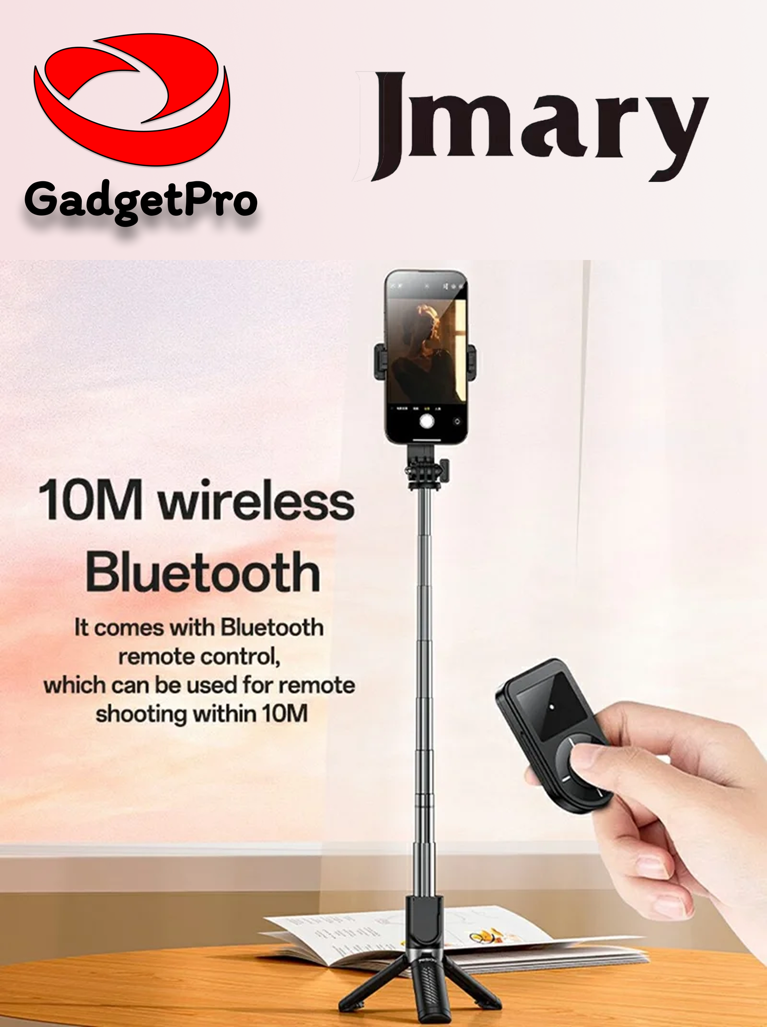 Yesido SF22 мини-селфи штатив 74 см с Bluetooth пультом и штативом
