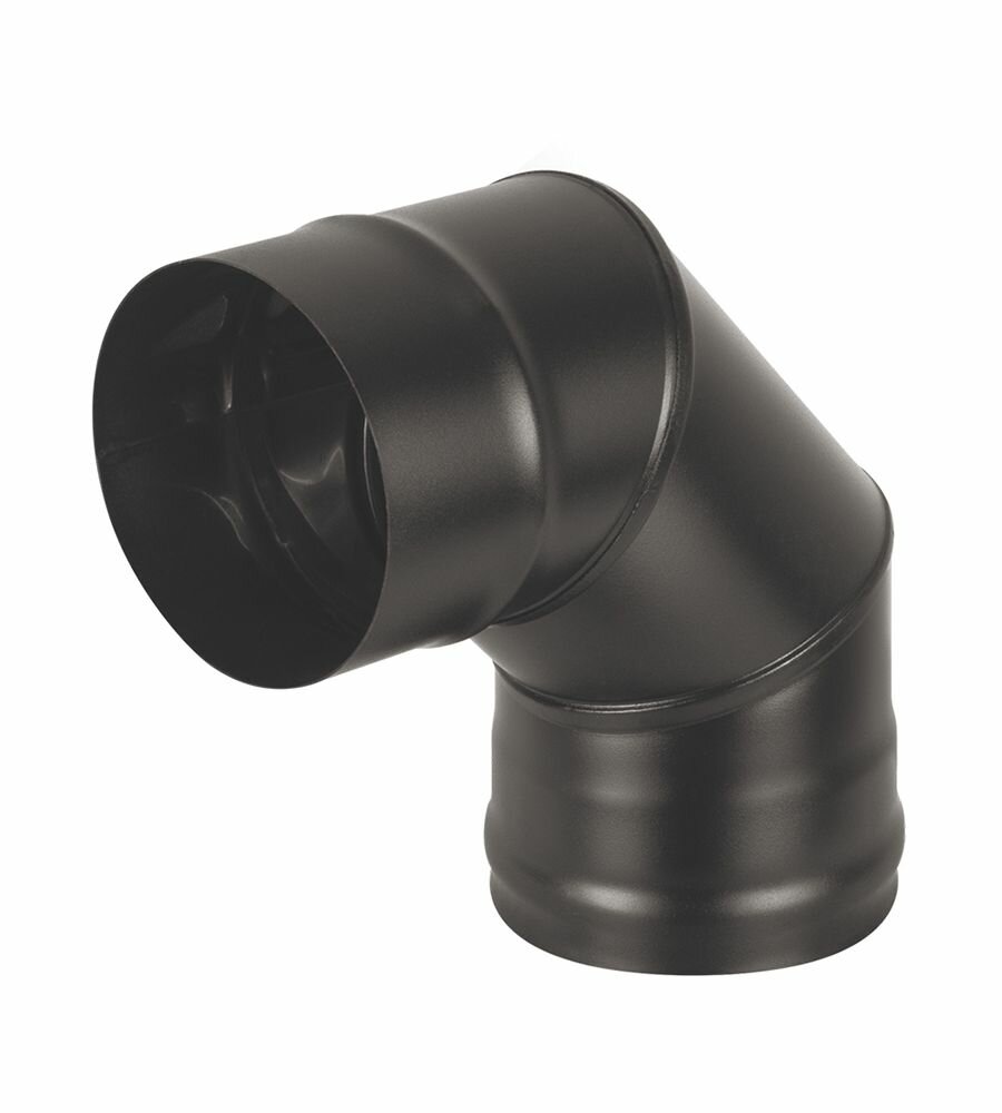 Везувий Колено BLACK (AISI 430/08мм) 90* 3 секции д.150