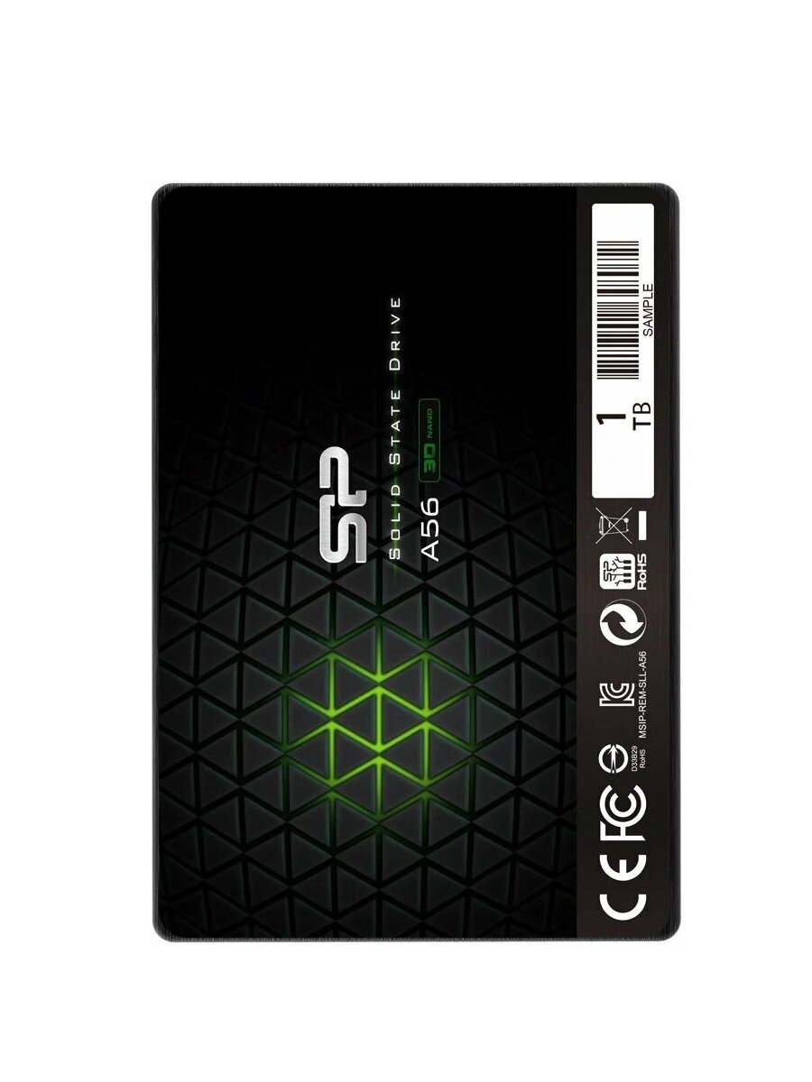 SSD-накопитель Silicon Power A56, 1ТБ, форм-фактор 2,5", SATA — фото 1