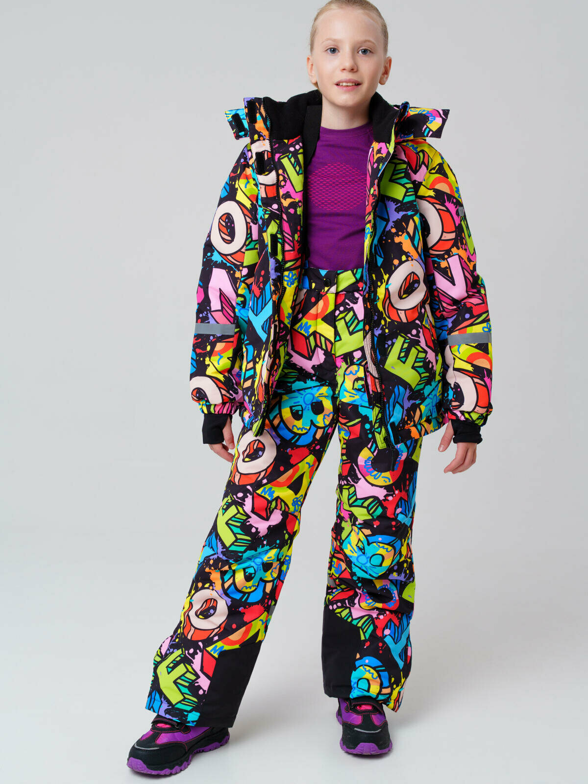 Комплект верхней одежды playToday размер 152  черный