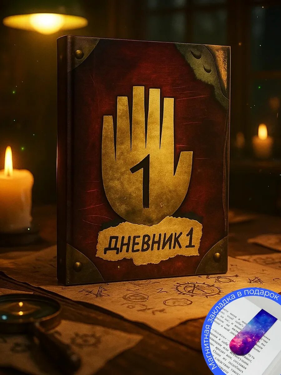 Гравити Фолз Дневник №1, мягкий переплет, 145 стр, черно-белые иллюстрации