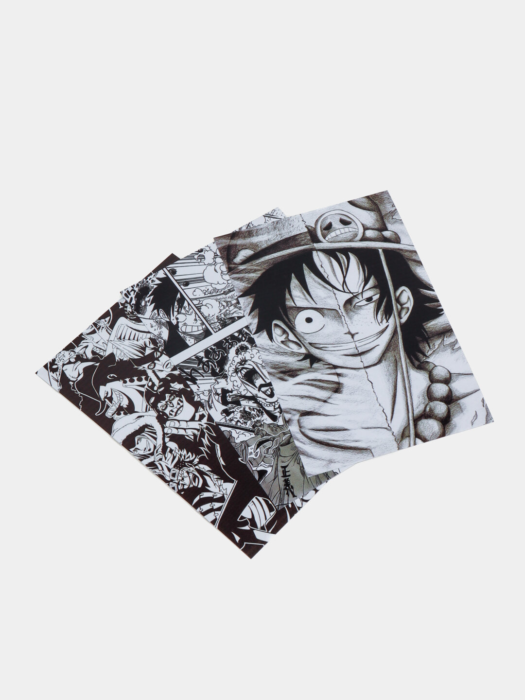 Мини постер Ван пис, 10 * 15см. Набор из 3х шт. Ван пис, Карточки Ван пис, Манга, Аниме