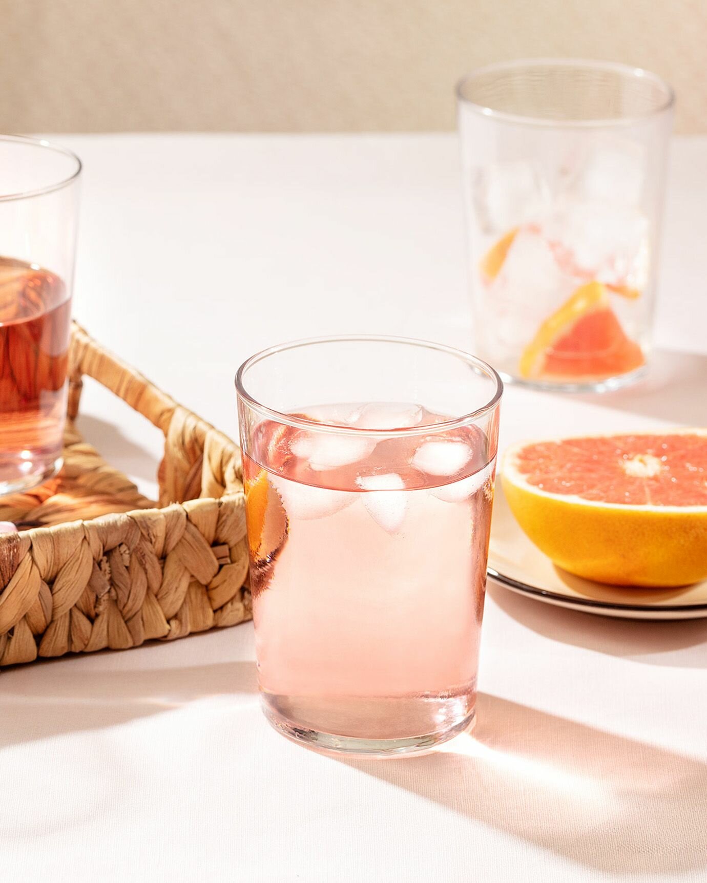 Набор стаканов для воды, коктейлей и сока, 510 мл, 4 шт, стекло, MADAME COCO, прозрачный — фото 1