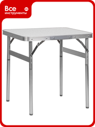 Складной алюминиевый стол PALISAD Camping 600х450х250/590 мм, столешница МДФ 69582