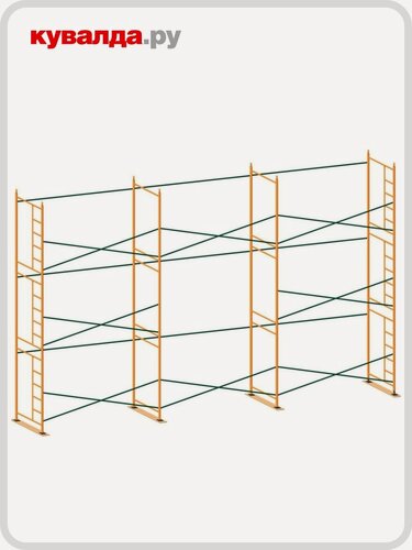 Изображение товара Леса строительные проходные ринстрой ЛРСП-300 D-42 мм 4х 6 без настила