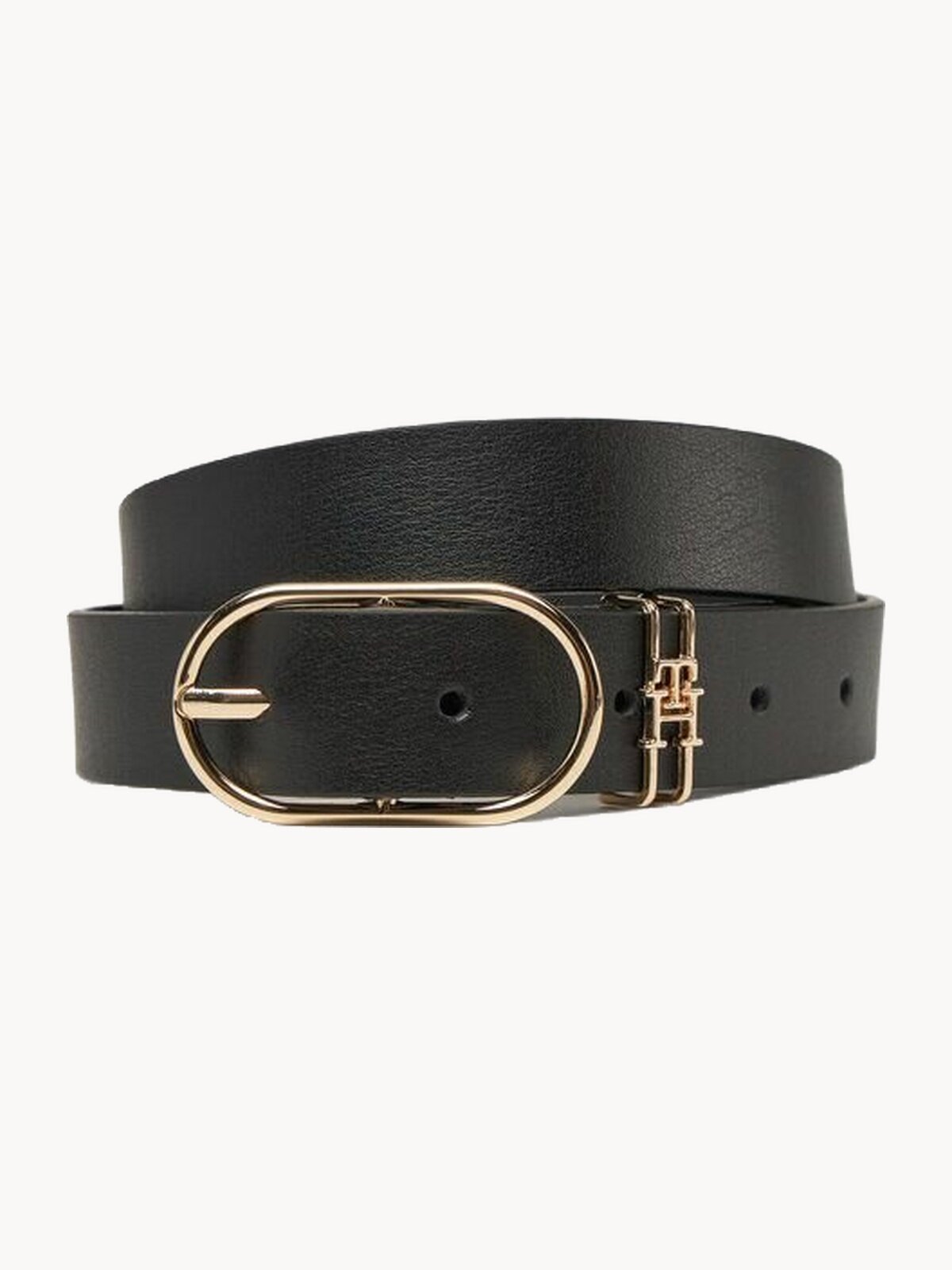 Ремень TOMMY HILFIGER для женщин, размер 90, черный