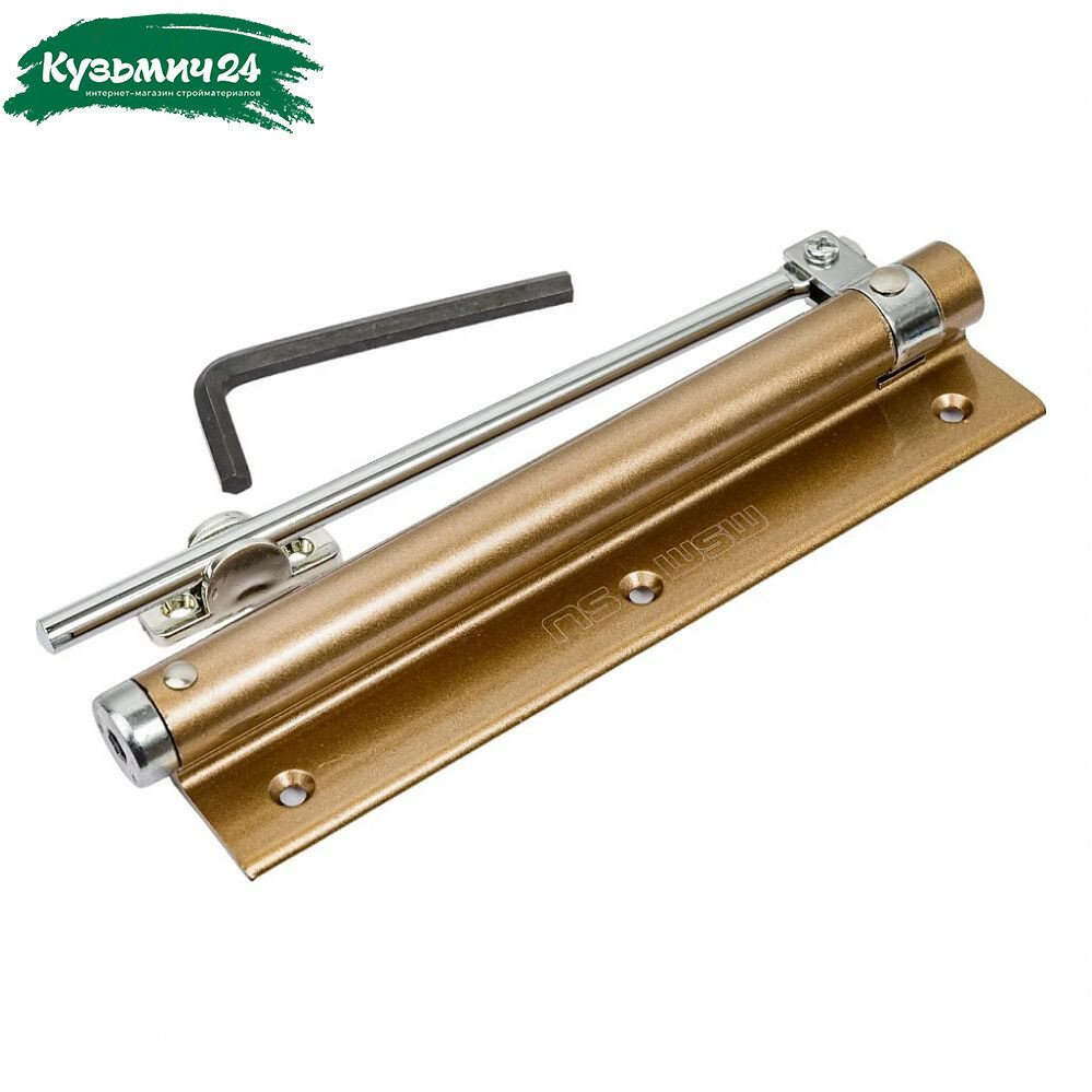 Доводчик дверной MSM DT-85 BR для деревянной двери коричневый