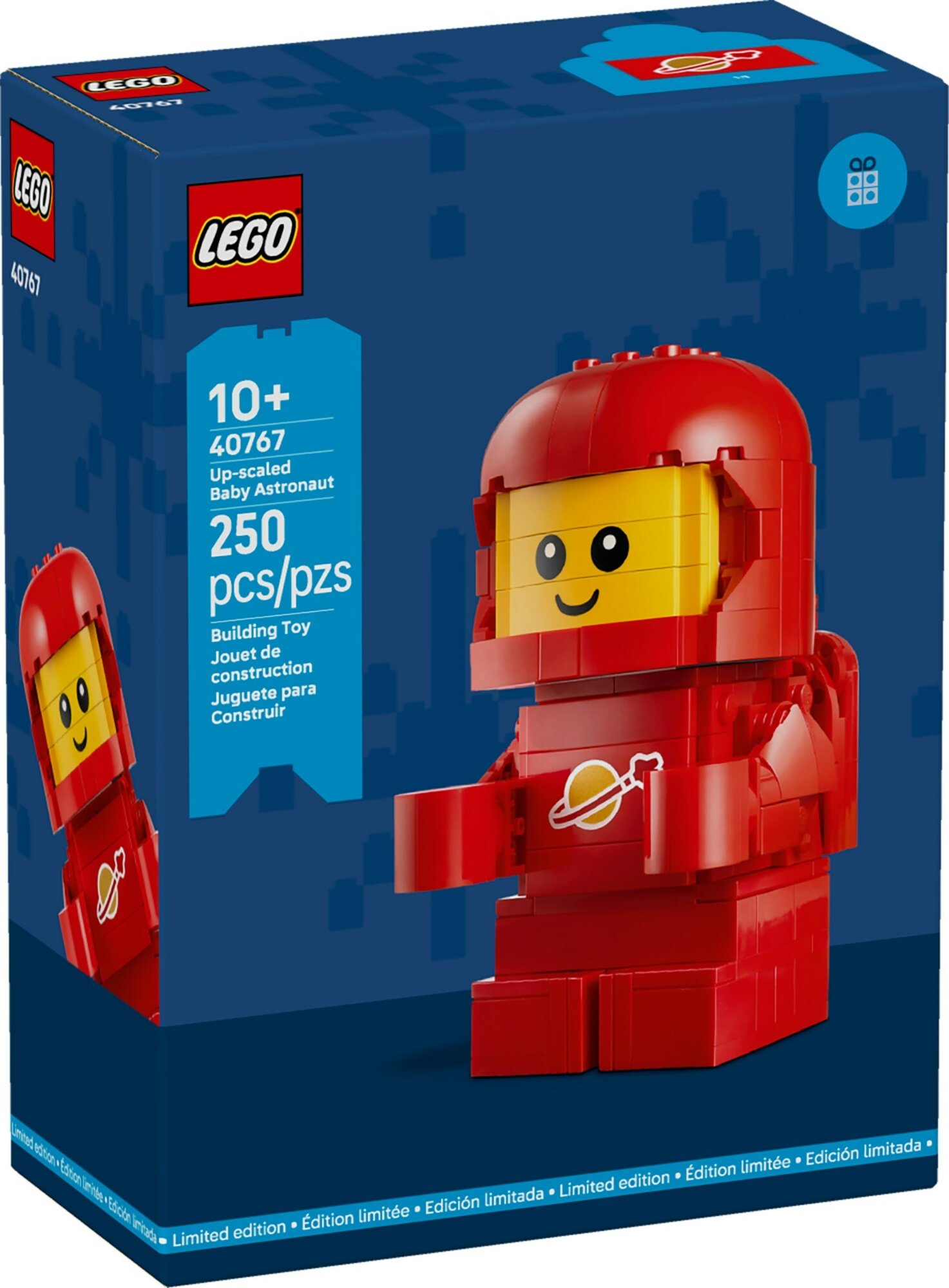 Конструктор LEGO Exclusive 40767 Большая минифигурка малыша-космонавта, 250 деталей