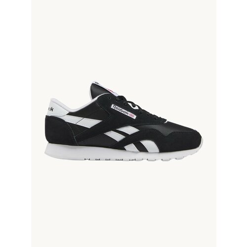фото Кроссовки reebok classic nylon, размер 5 us, черный/белый