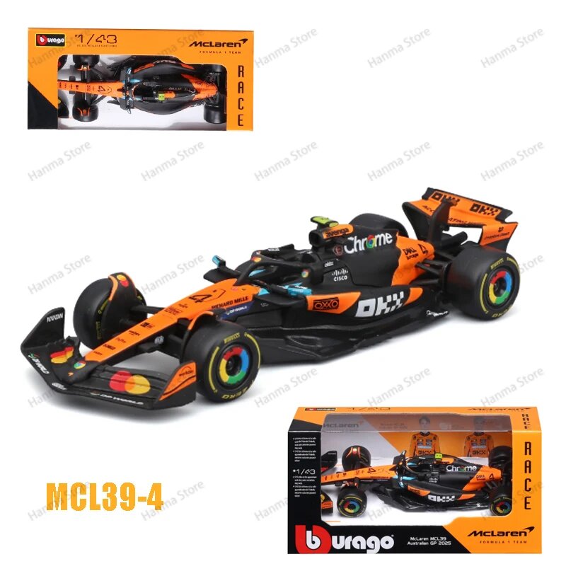 Burago McLaren MCL39-4, 1:43, Оранжевый