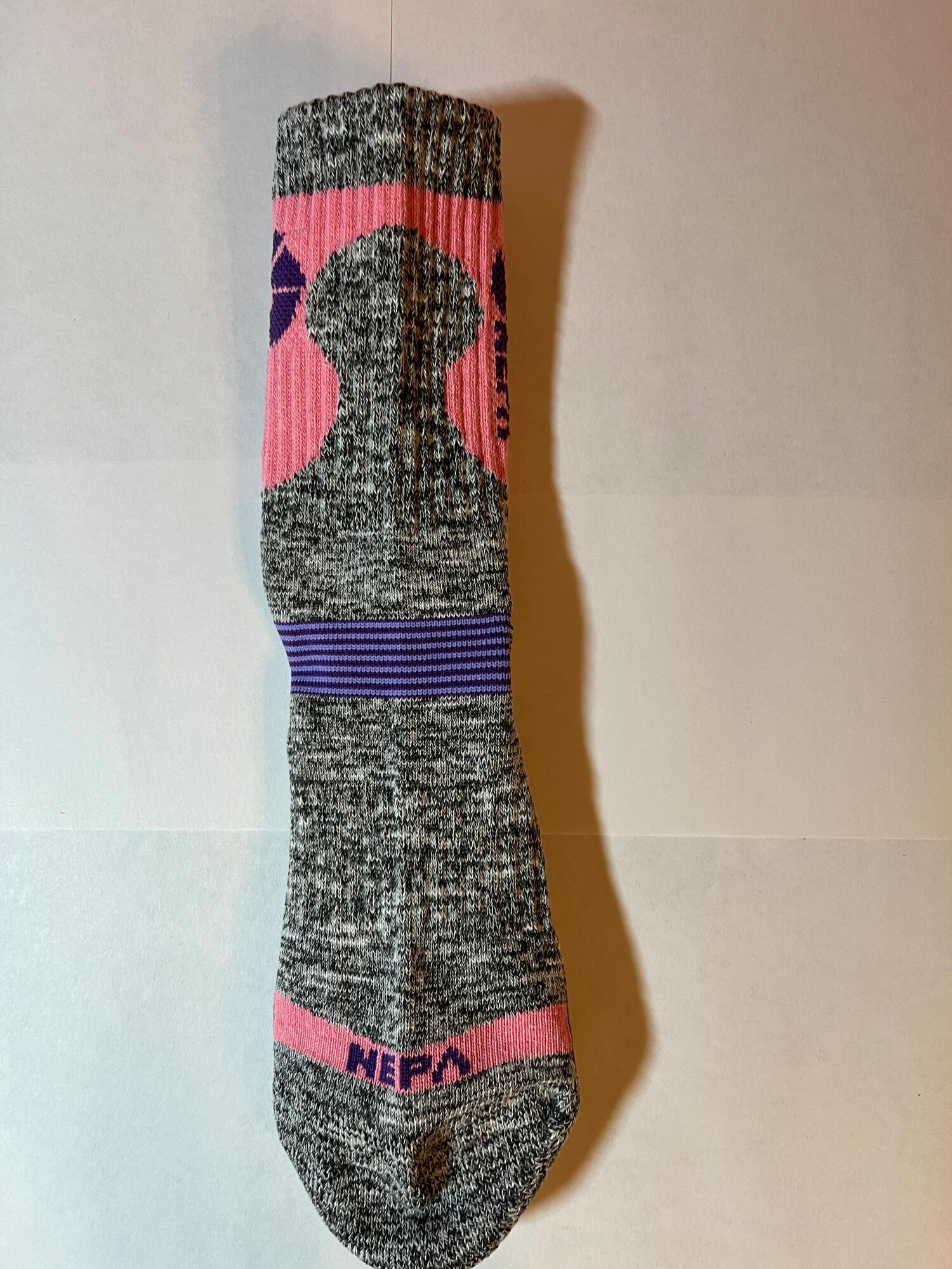 Носки NEPA, размер 24, серый, фиолетовый, розовый, голубой — фото 1